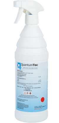 クリーンルーム用変性エタノール除菌剤 QTエタノール(BB) バックインボトルタイプ 946ml 6本セット 型式：BC-QT2512-32