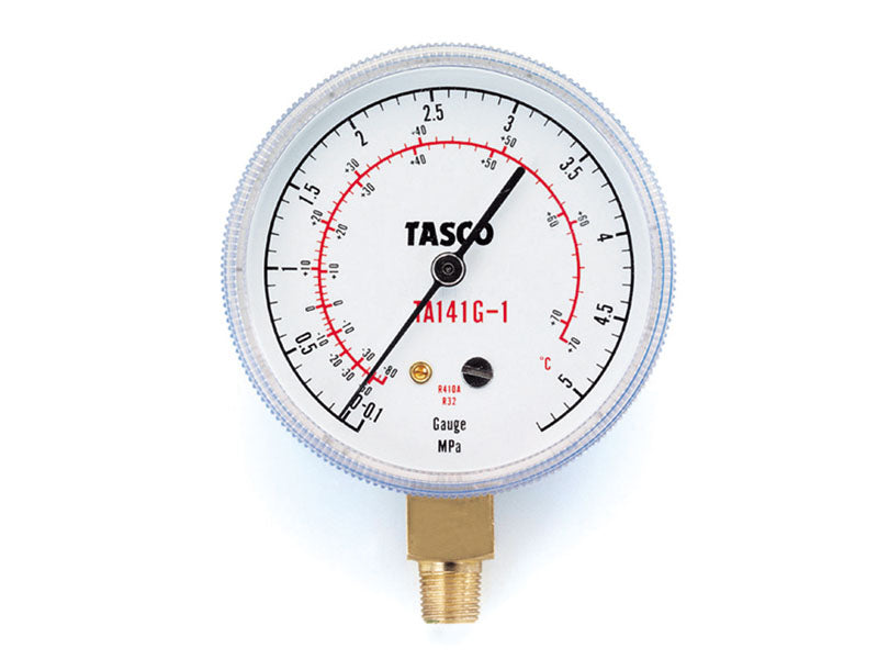 R410A、R32用高精度圧力計/連成計 TA141G-1 - イチネンTASCO（タスコ