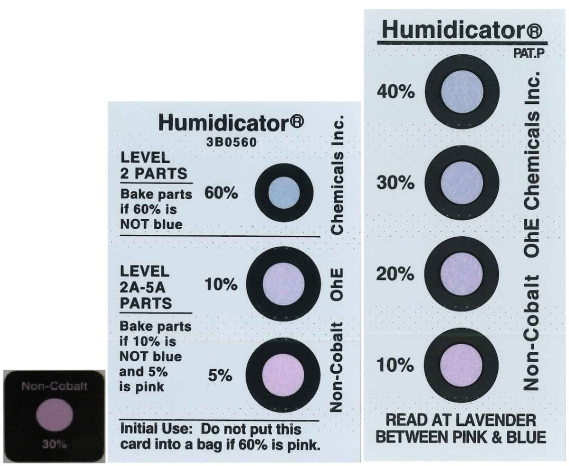 湿度指示カード ヒュミディケータB 4点式 4B1040 – 水・空気・化学に関する BBnetオンラインストア(正規代理店)